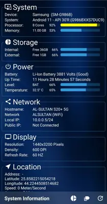 SysInfo android App screenshot 2